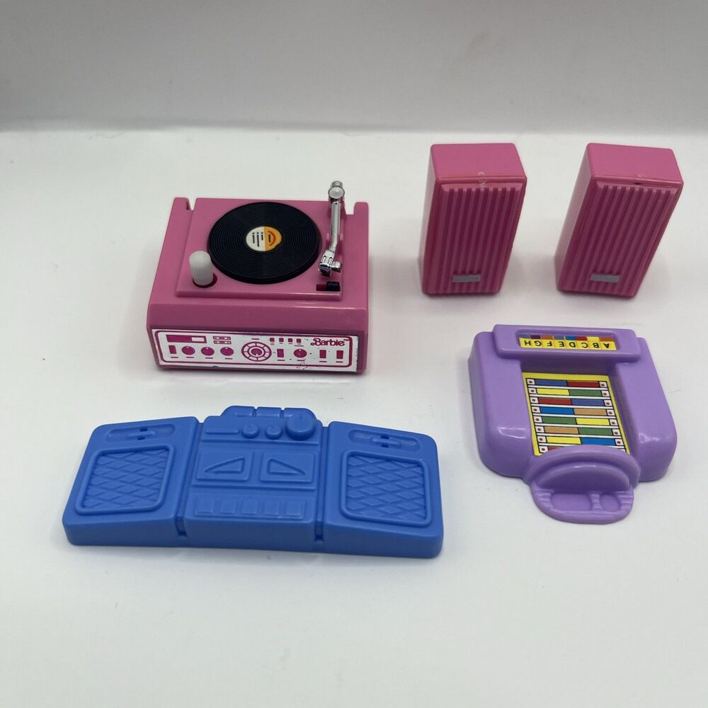 Barbie Music  Record Player Boombox Cassette Player Arco(B1)